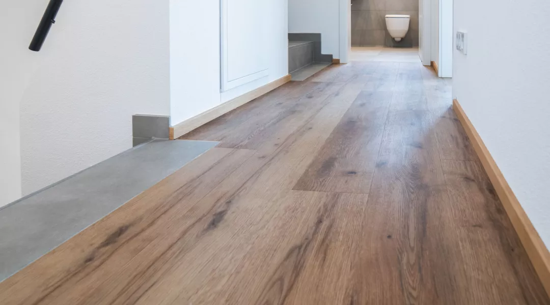 Designbelag in Optik Eiche Flur